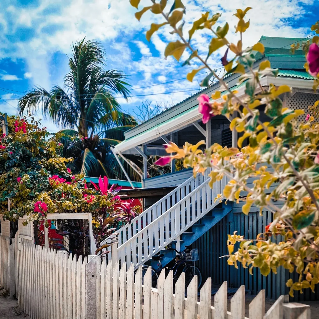 Huisje op Caye Caulker in Belize