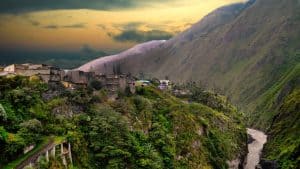 Het klimaat van Baños de Agua Santa, Ecuador