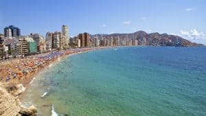 Het klimaat van Benidorm, Spanje