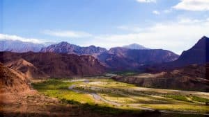 Het klimaat van Cafayate, Argentinië