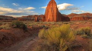 Het weer in Capitol Reef National Park, Utah in augustus 2014