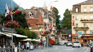 Het klimaat van Interlaken, Zwitserland