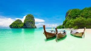 Weer in Krabi in februari 2026: temperatuur, zon en neerslag