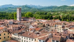 Het weer in Lucca, Italië in december 2019