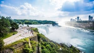 Het weer in Niagarawatervallen, New York in juli 2025