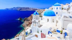 Het weer in Santorini, Griekenland in juli 2025