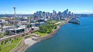 Het weer in Seattle, Washington in april 2025