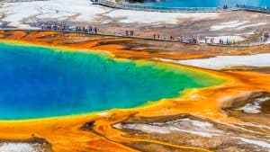 Het weer in Yellowstone National Park, Wyoming in maart 2025