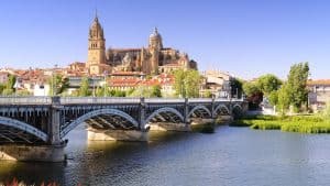 Het klimaat van Salamanca, Spanje