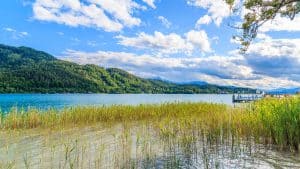 Het klimaat van Velden am Wörthersee, Oostenrijk