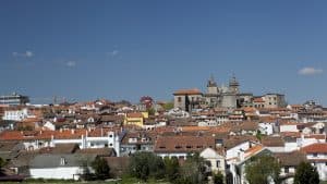 Het klimaat van Viseu, Portugal