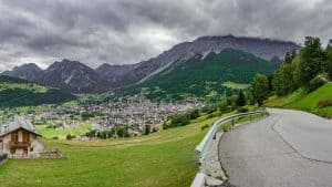 Het klimaat van Bormio, Italië