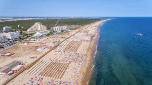 Het klimaat van Monte Gordo, Portugal