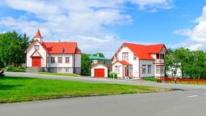 Het weer in Akureyri, IJsland in mei 2014