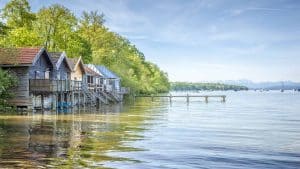 Het klimaat van Ammersee, Duitsland