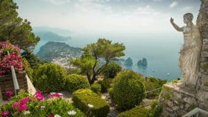 Het klimaat van Capri, Italië