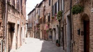 Het klimaat van Città della Pieve, Italië