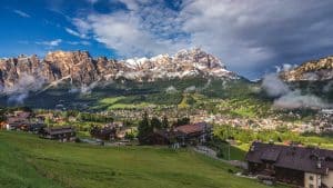 Het klimaat van Cortina d’Ampezzo, Italië