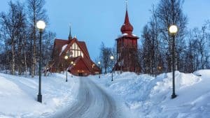 Het weer in Kiruna, Zweden in maart 2016