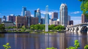 Het weer in Minneapolis, Minnesota in augustus 2017