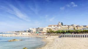 Het klimaat van Otranto, Italië