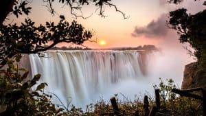 Het klimaat van Victoria Falls, Zimbabwe