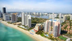 Het klimaat van Miami Beach, Florida