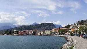 Het klimaat van Torbole, Italië