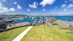 Het weer in Guernsey in augustus 2022