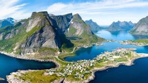 Het klimaat van Lofoten, Noorwegen