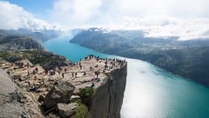 Het klimaat van Preikestolen, Noorwegen