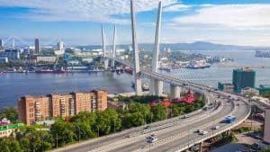 Het weer in Vladivostok, Rusland in augustus 2014