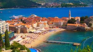 Het weer in Budva, Montenegro in juni 2021