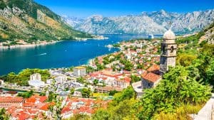 Het klimaat van Kotor, Montenegro