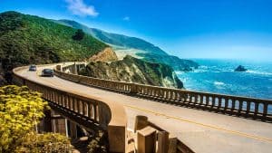 Het weer in Big Sur, Californië in oktober 2021