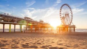 Het weer in Scheveningen, Nederland in januari 2025