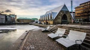 Het weer in Göteborg, Zweden in februari 2016