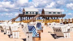 Het klimaat van Sankt Peter-Ording, Duitsland