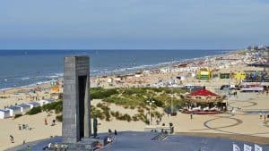 Het weer in De Panne, België in augustus 2017