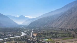 Het klimaat van Lunahuaná, Peru