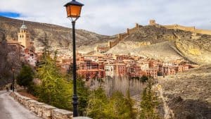 Het klimaat van Albarracín, Spanje