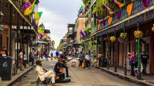 Weer in New Orleans, Louisiana in maart 2025: temperatuur, zon en neerslag