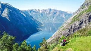 Het klimaat van Eidfjord, Noorwegen