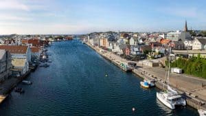 Het klimaat van Haugesund, Noorwegen