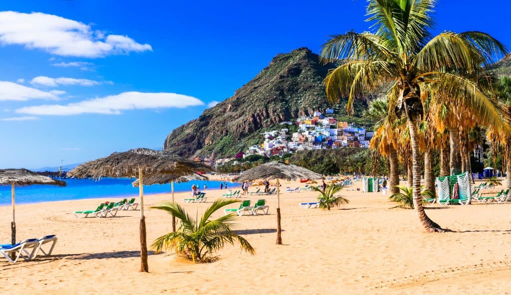 Strand van Las Teresitas op Tenerife