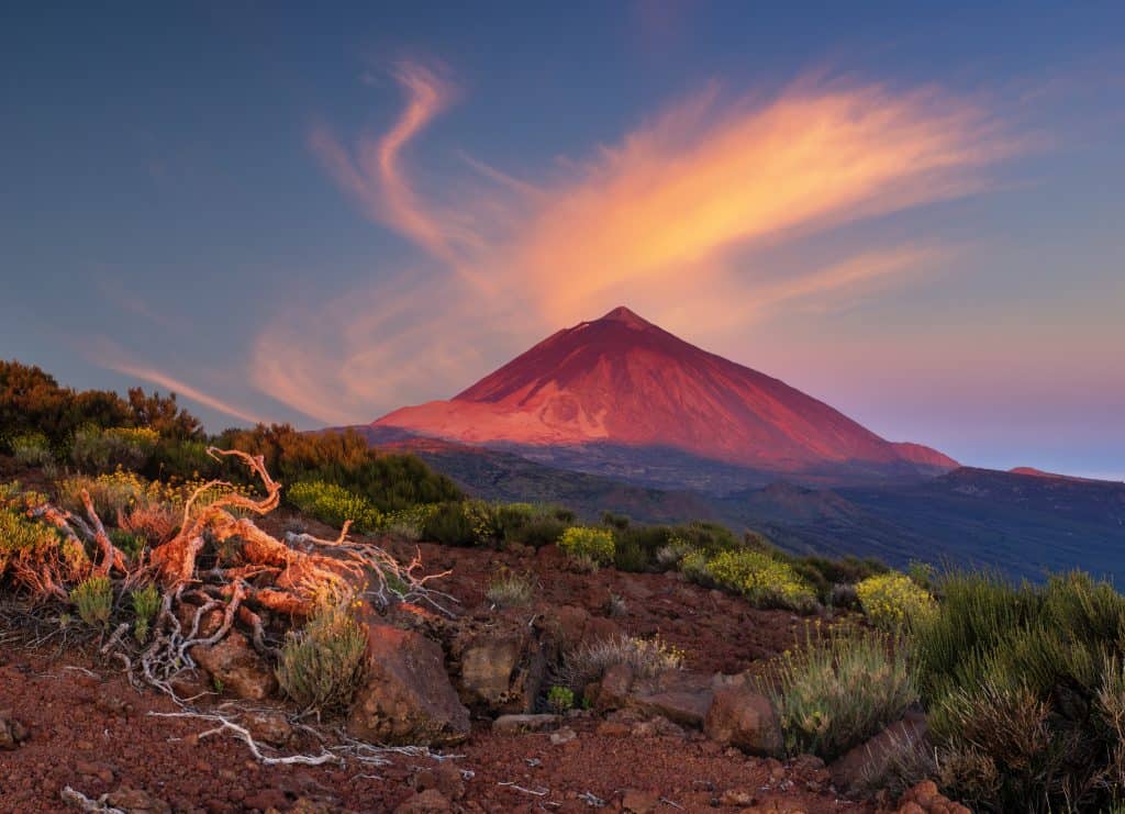 pico del teide op Tenerife