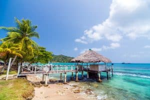 Strand van Sapzurro in Chocó, colombia