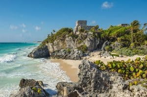 Maya stad Tulum in Mexico