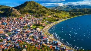 Het klimaat van Copacabana, Bolivia