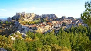 Het klimaat van Les Baux-de-Provence, Frankrijk